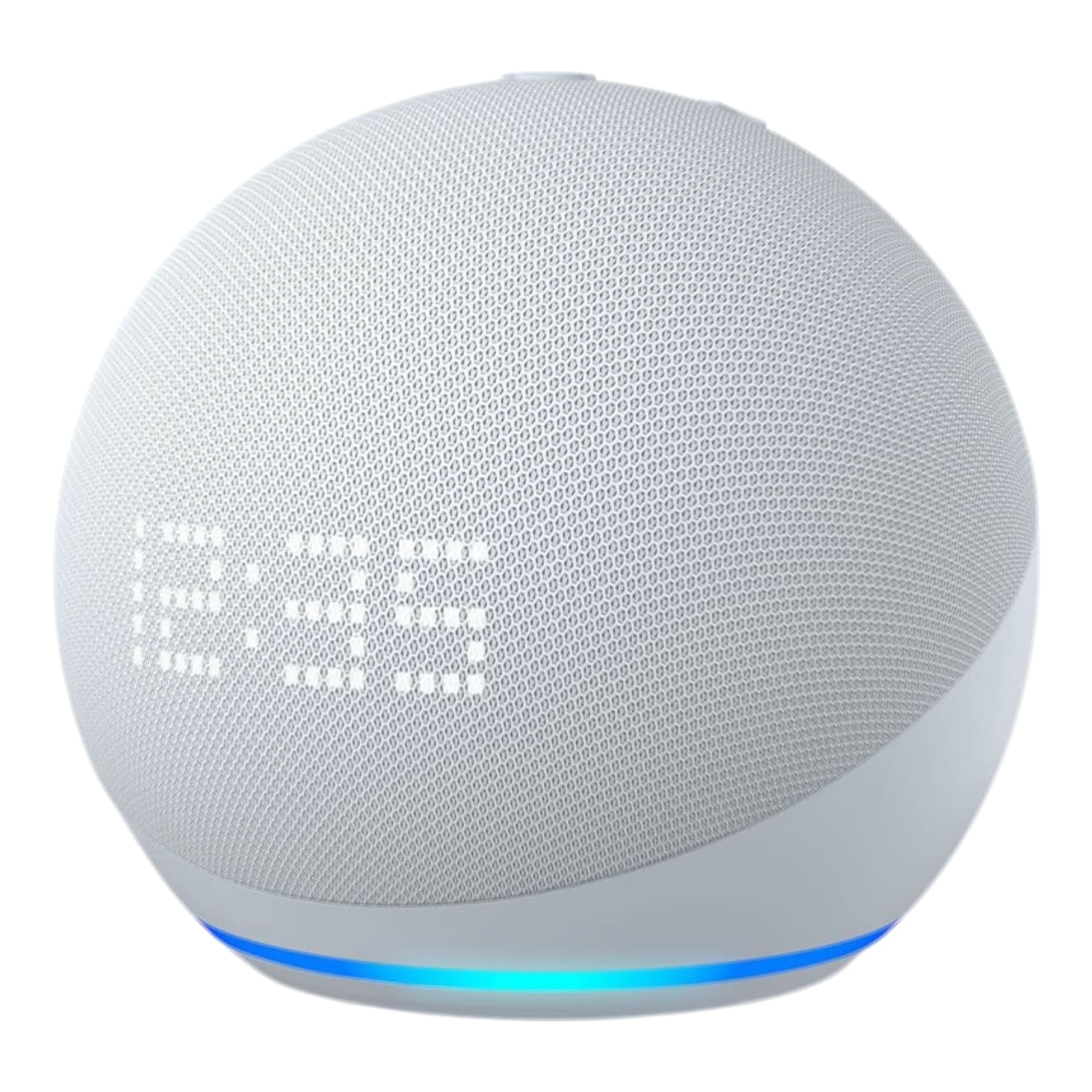 Amazon Echo Dot 5th Gen with Clock con asistente virtual Alexa, Cloud Blue.