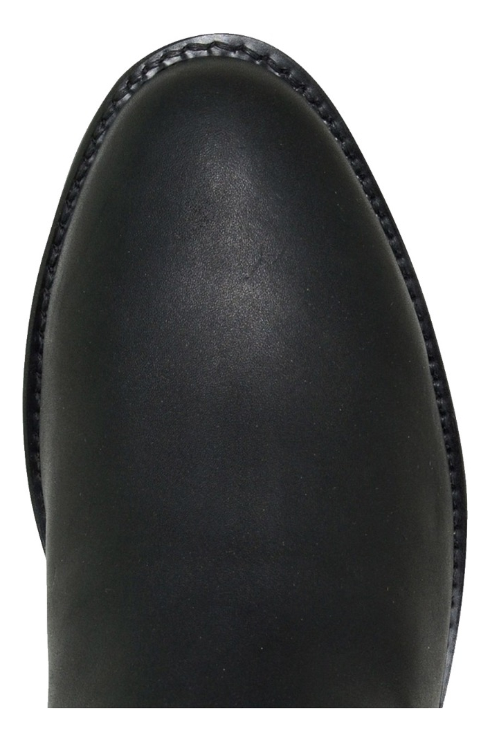 Bota Botín De Trabajo Industrial Establo 555 De Piel.