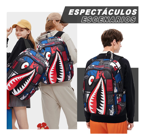 Mochila fashion escolar resistente