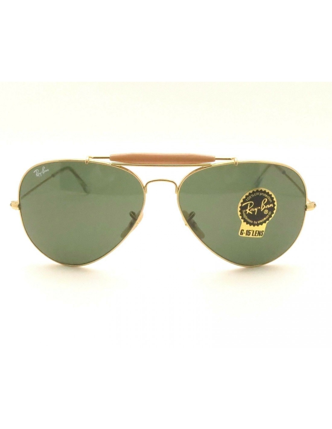 Lentes de sol Ray Ban Rb3029 L2112 Outdoorsman Ii Negro G-15 Dorado Gota
