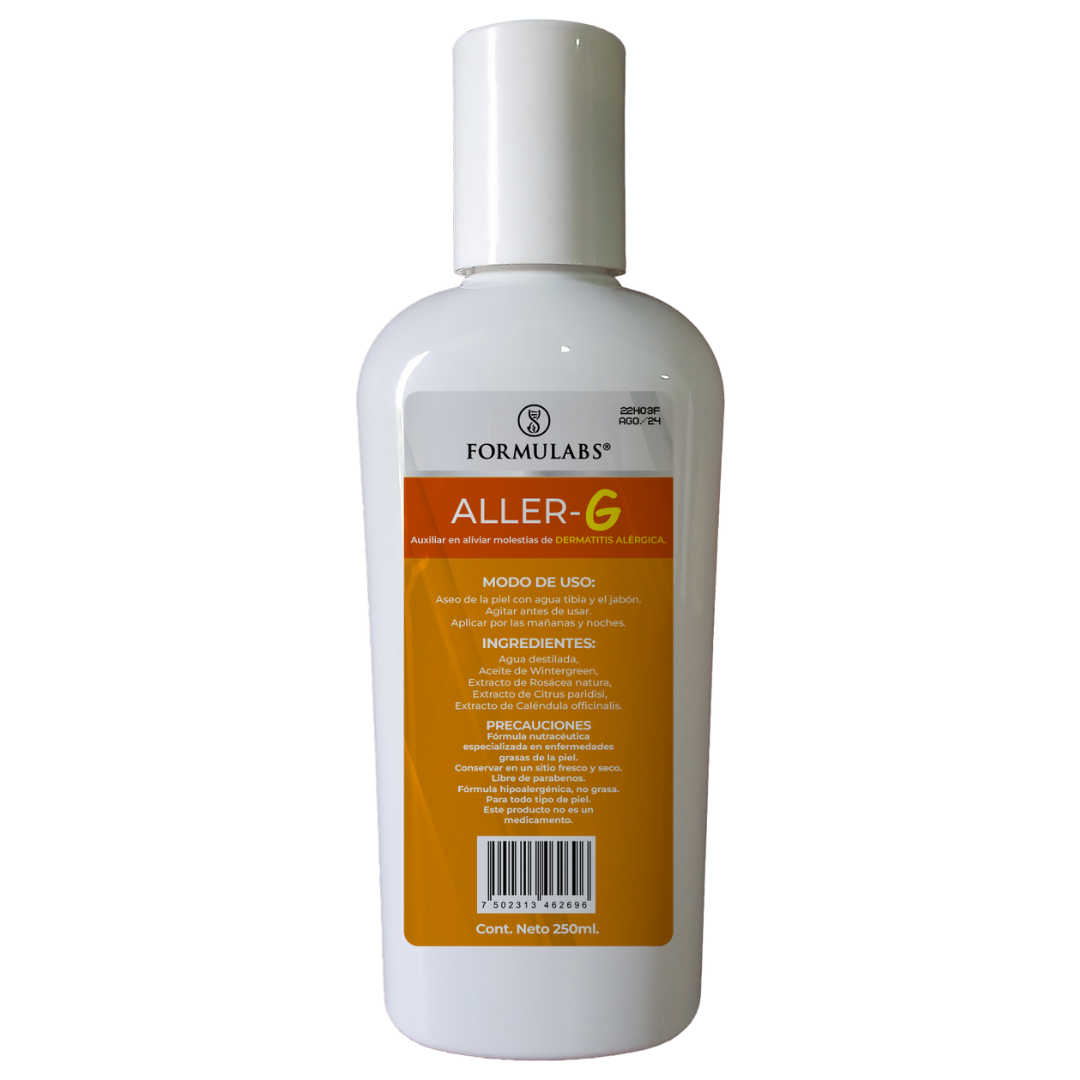 Crema para Dermatitis Alérgica, Repara, Calma y Mejora la apariencia. 30g Aller G- Formulabs