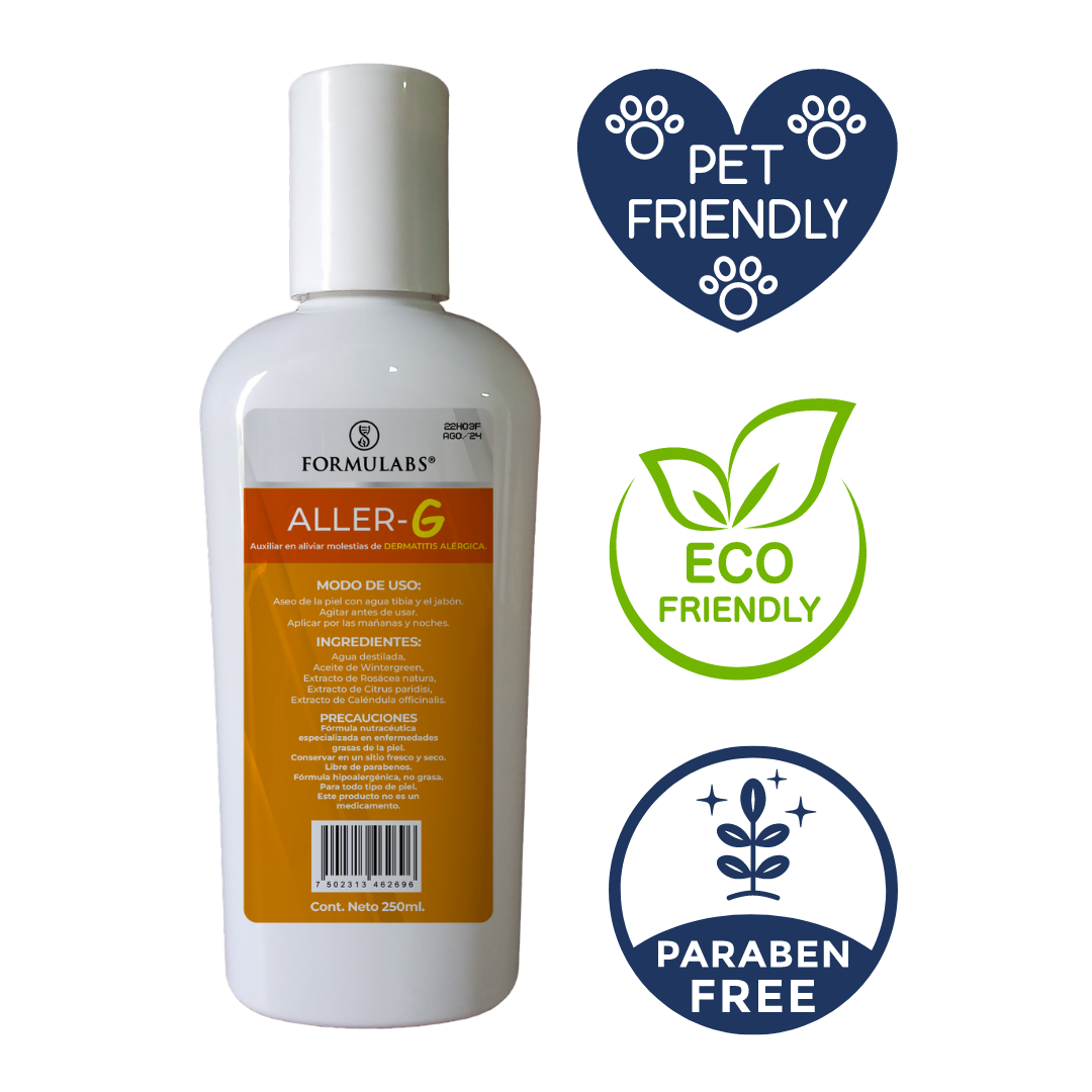 Crema para Dermatitis Alérgica, Repara, Calma y Mejora la apariencia. 30g Aller G- Formulabs