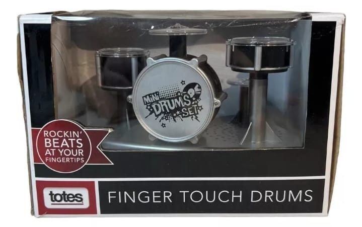 Mini Batería Electrónica Musical Finger Touch Drums.
