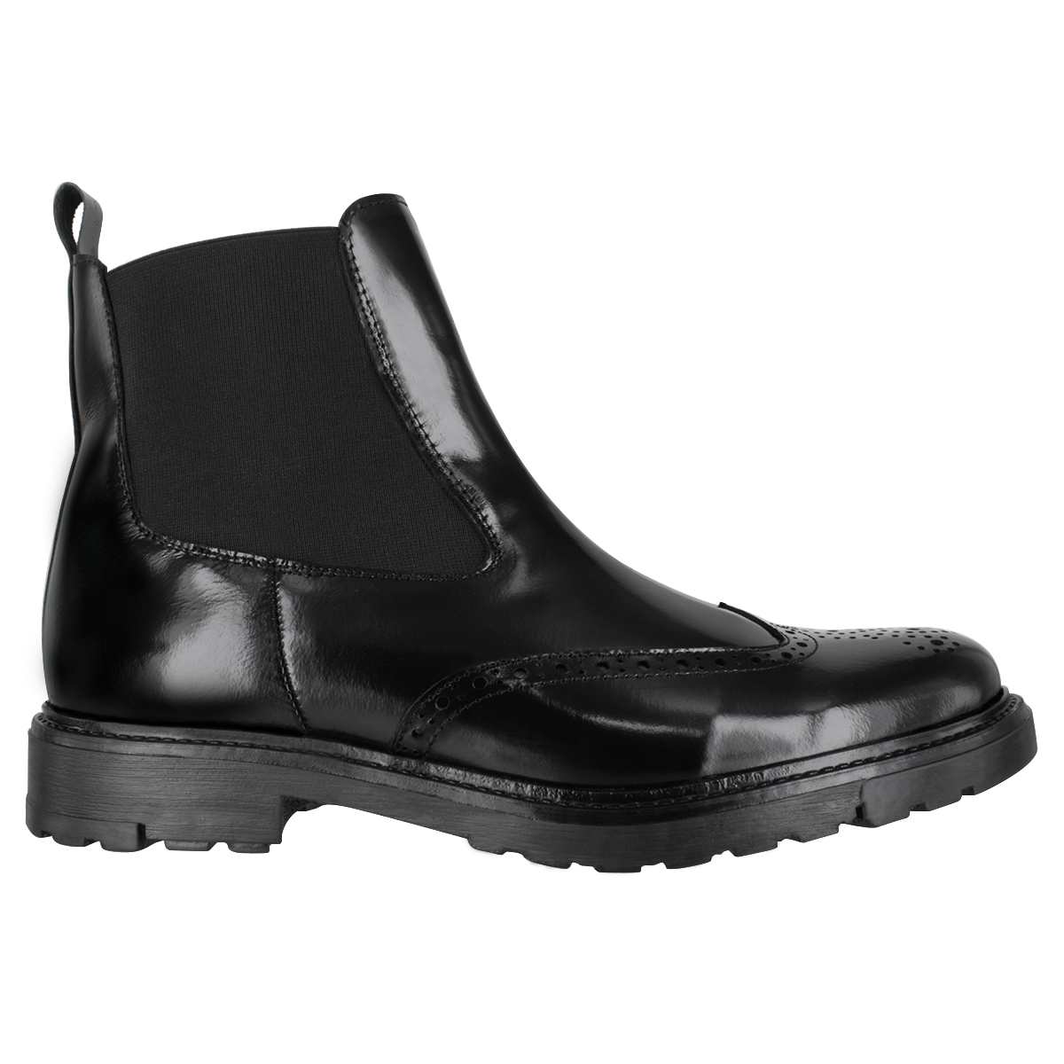 Bota Formal Hombre Carlo Ronaldi 8003 Camaleón Negro TR Casual