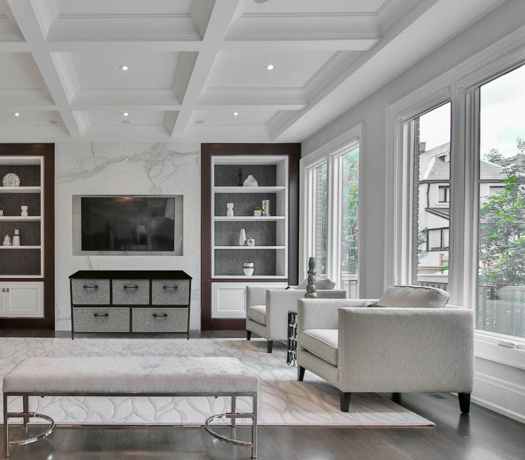 Buró Cómoda de 5 Cajones almacenamiento versátil .