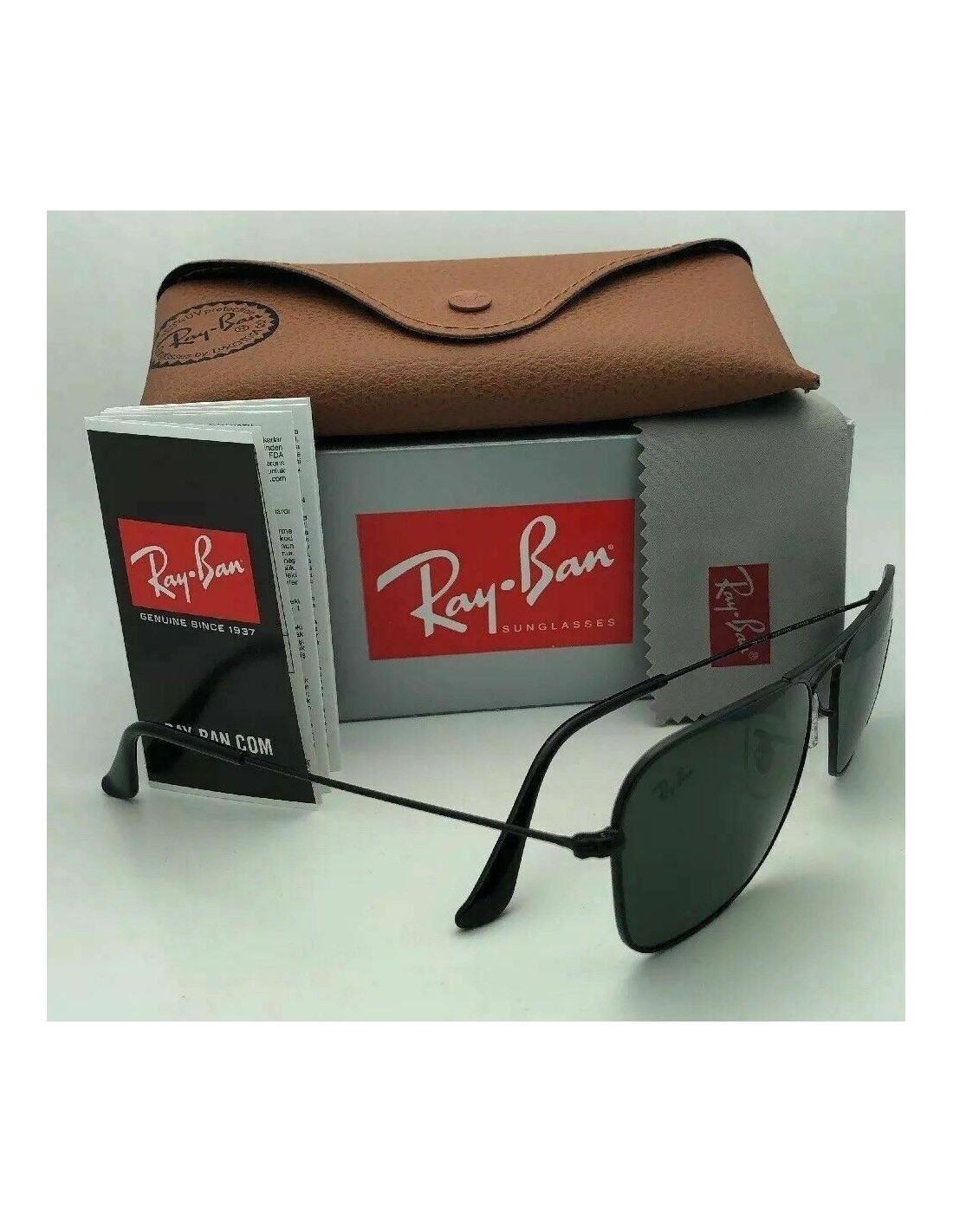 Lentes de sol Ray Ban Rb3136 W3338 Caravan Negro G-15 Matte Original
