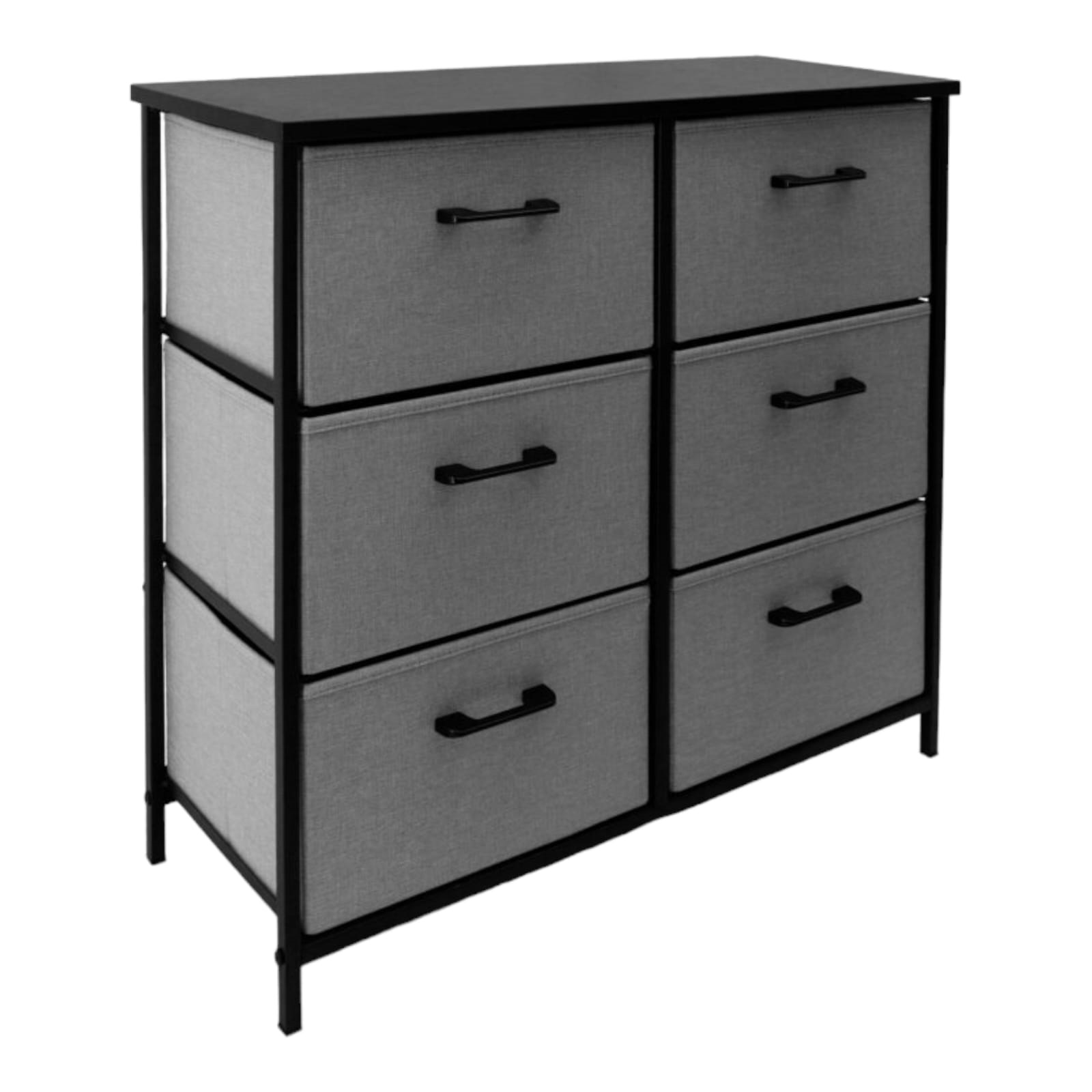 Buró Cómoda de 6 Cajones almacenamiento versátil .