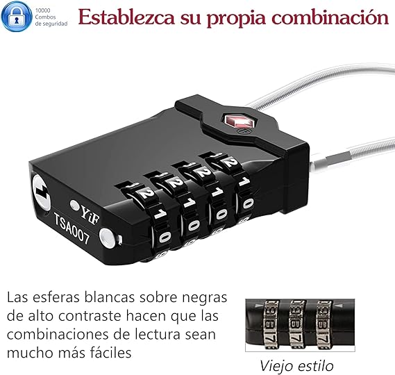 2 PCS Candados para maletas de viaje TSA,Candados para Maletas,contraseña de combinación gratuita,necesidades para estudiar en el extranjero y viajar,para proteger la seguridad de su propiedad.