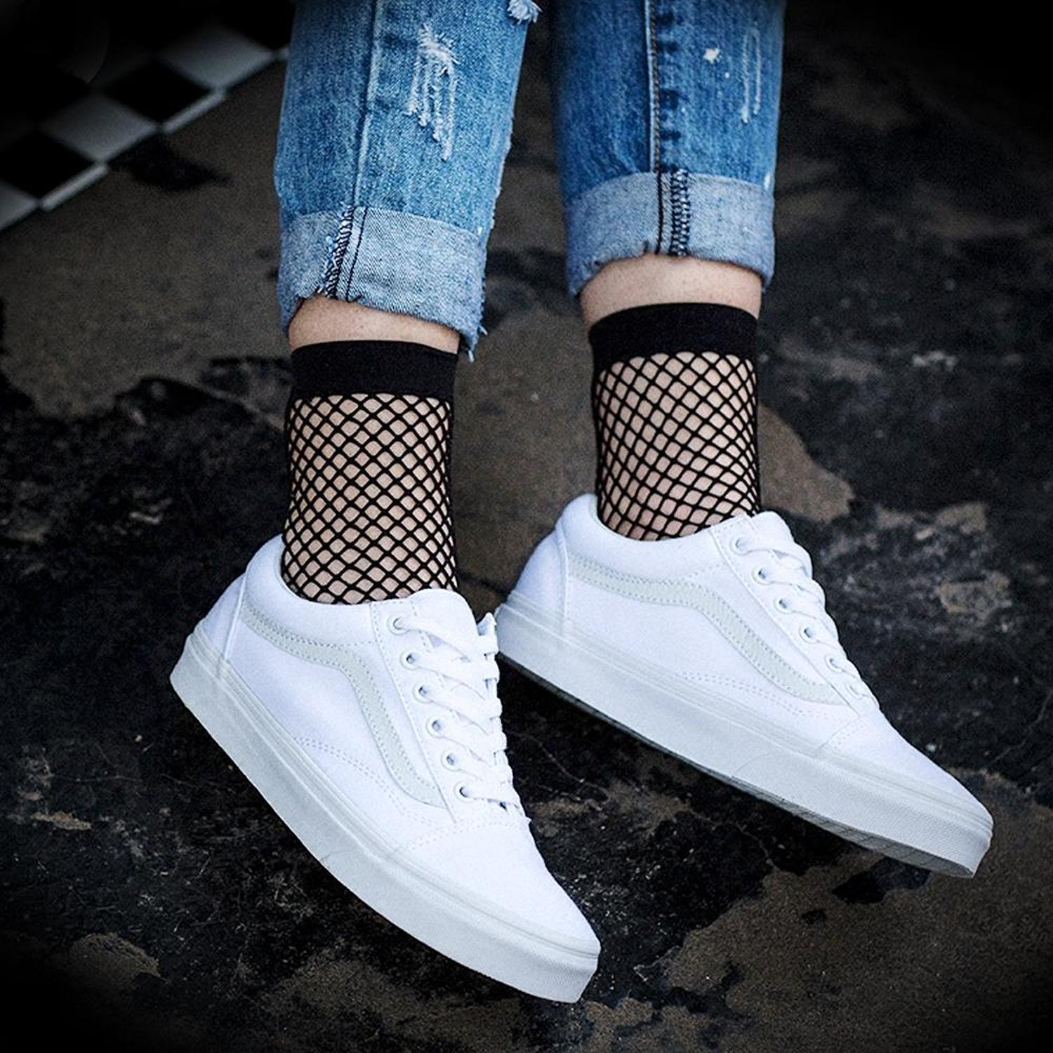 Vans blancos old skool sale