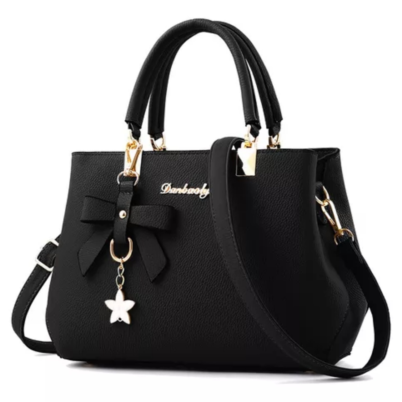 Bolso De Mano Para Mujer Bandolera Moda De Lujo Bolsa Tote Color Negro