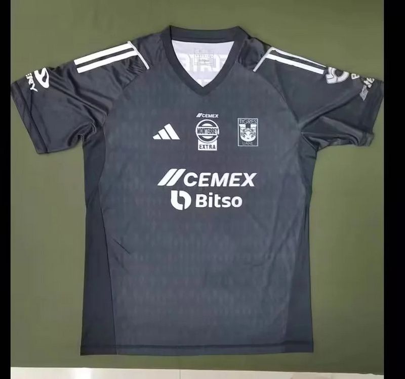 Nuevo! Jersey Portero Tigres UANL Nuevo Leon Negro Arquero Talla S.