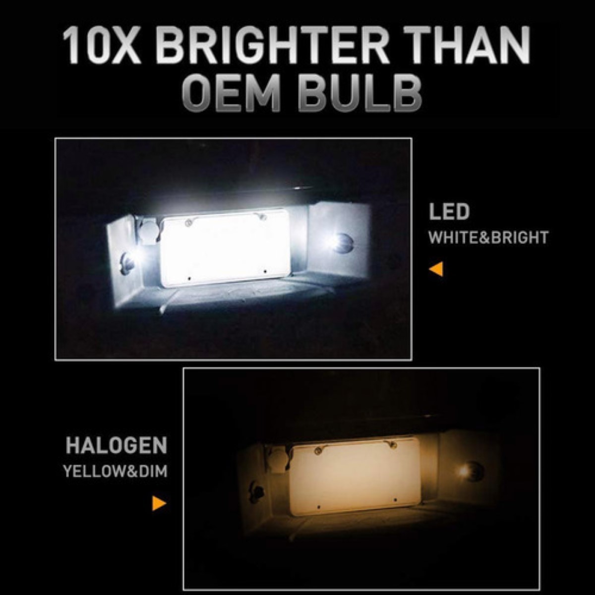 "Luces De Matrícula Ledpara Ford F150-f350 1990-2014 "