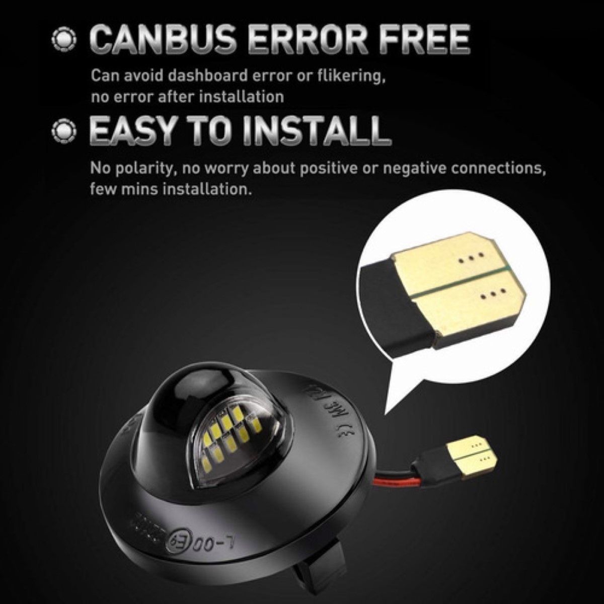 "Luces De Matrícula Ledpara Ford F150-f350 1990-2014 "