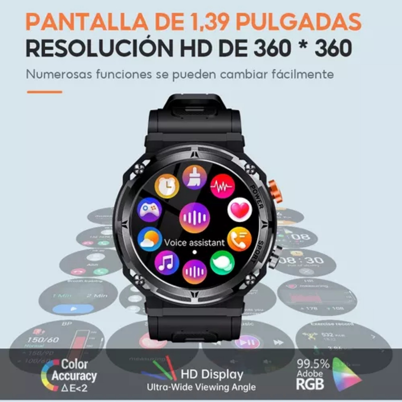 Reloj Inteligente Skmei C21pro Reloj Smartwach Hombre Llama