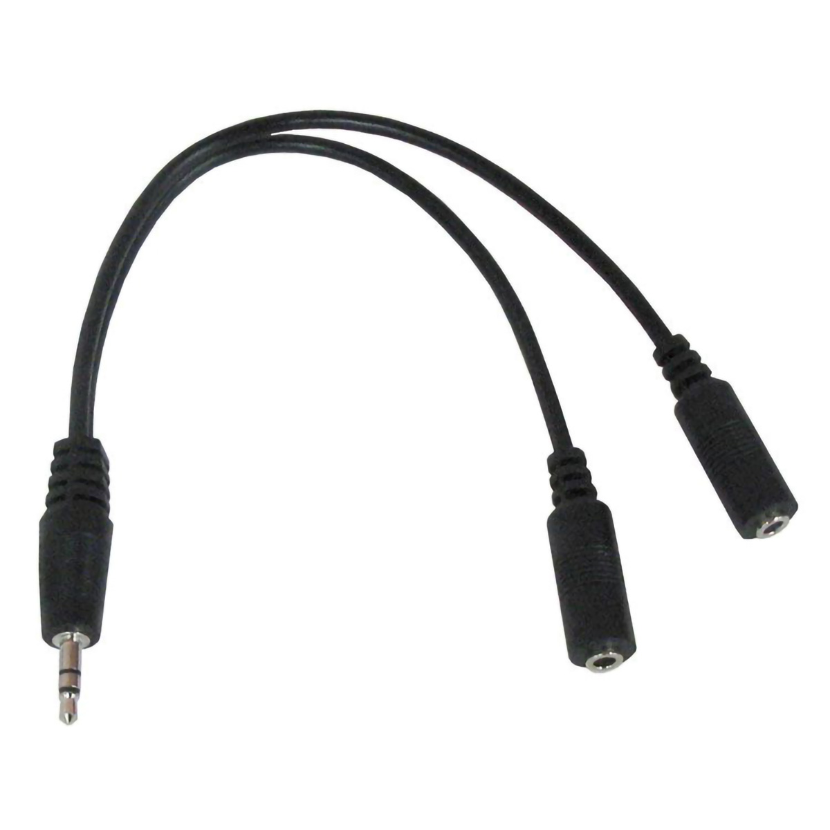 Splitter Divisor Auxiliar De 3.5mm Macho A 2 Jack 3.5mm Hembra Tipo Y.