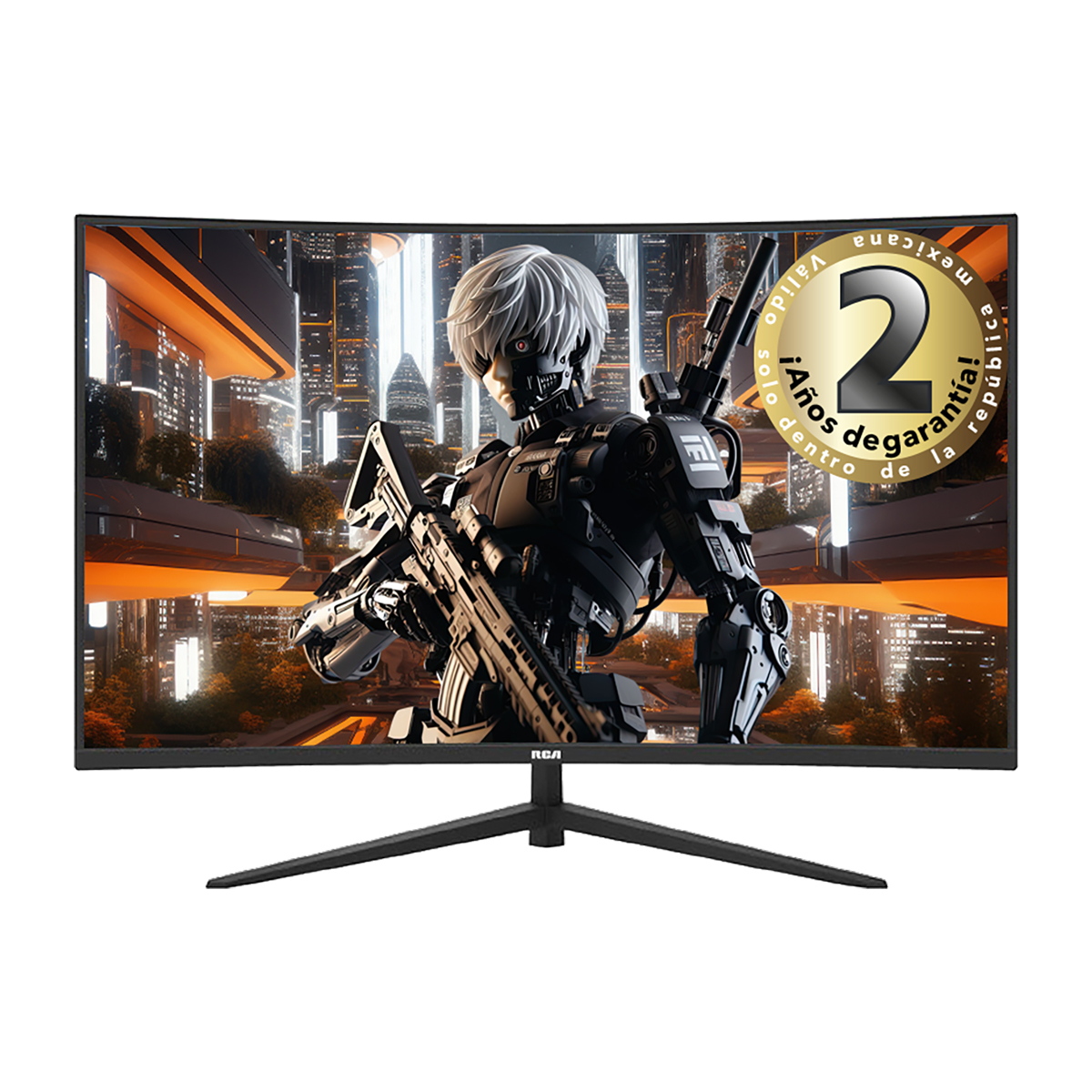 Monitor RCA Curvo 32" QHD (2 años de garantía)