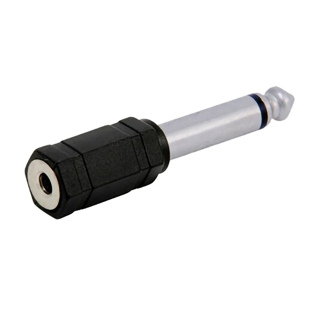 Adaptador Auxiliar Audífonos 3.5mm Hembra a 6.3mm Macho Mono.