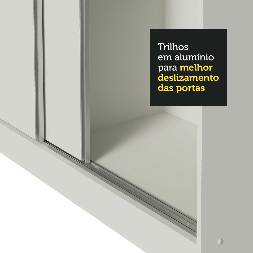 Ropero Closet Madesa Royale 3 Puertas Blanco con Pies.