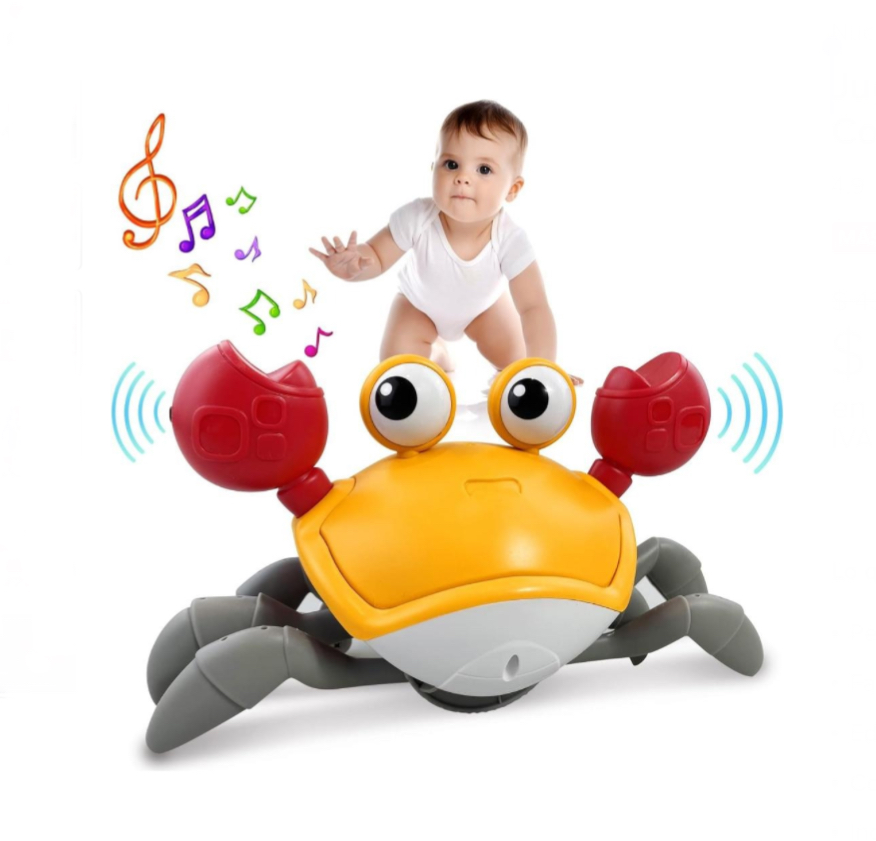 Juguete De Cangrejo Induccion Con Música Y Luz Juegos Bebé.