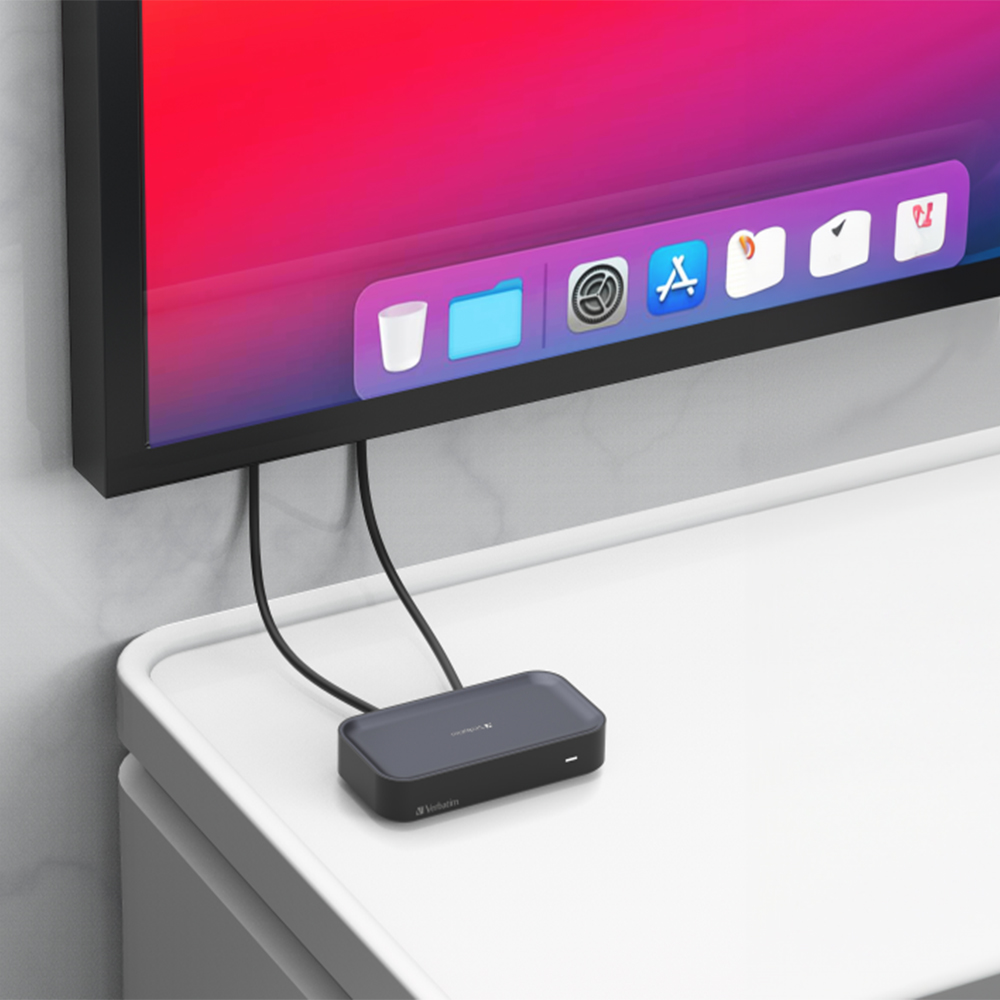 Transmisor Adaptador Inalambrico Pantalla Con Hub Share My Screen Verbatim.