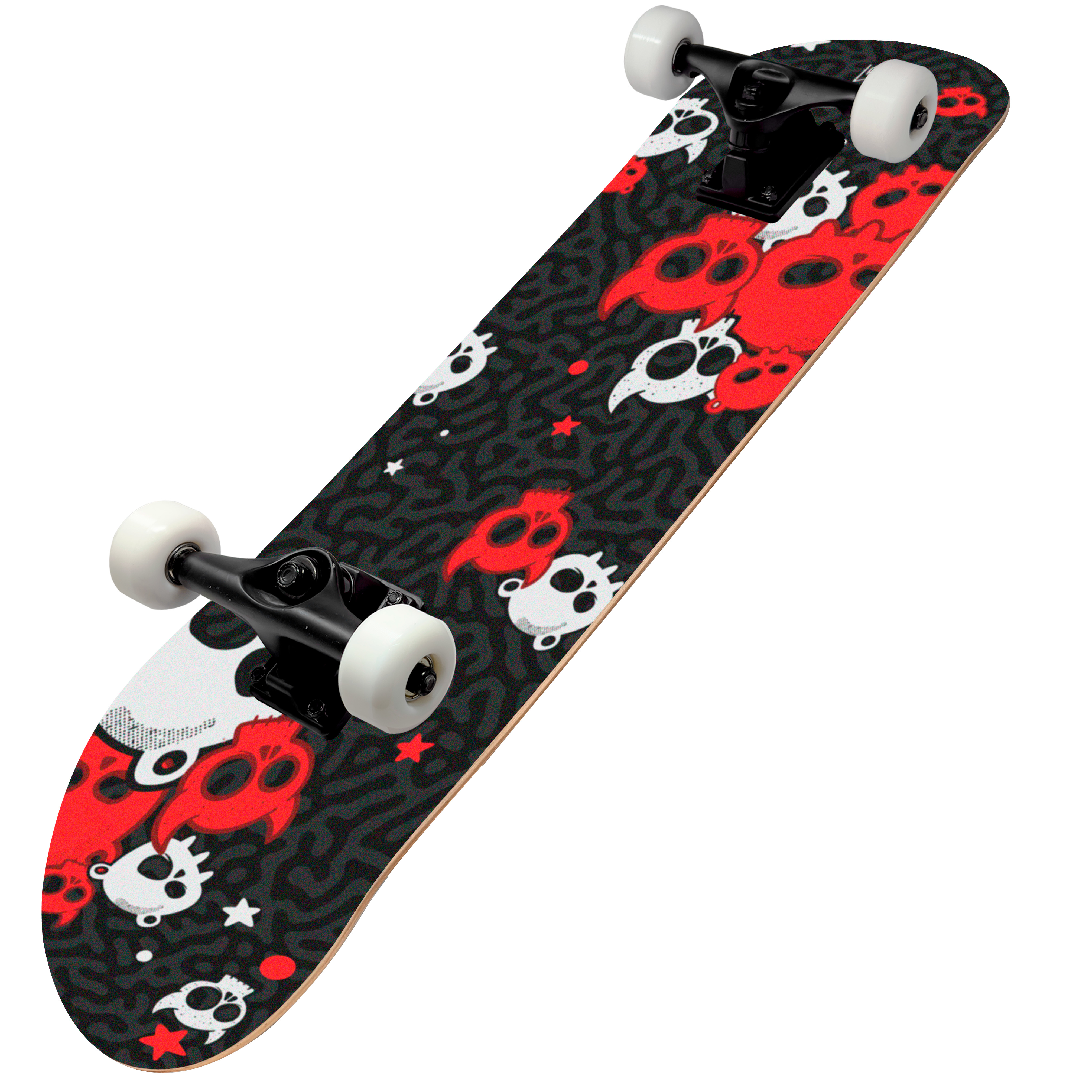 Patineta Profesional de Madera Skateboard 31" con Diseño.
