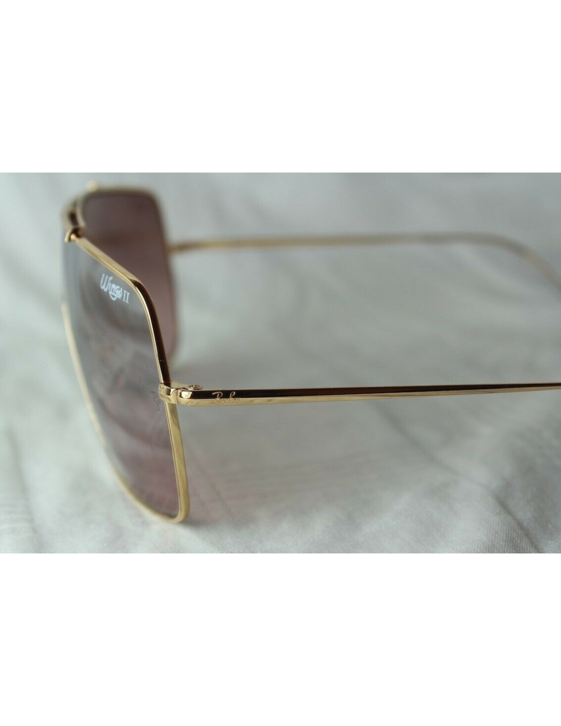 Lentes de sol Ray Ban Rb3697 9050/Y2 Wings II Rosa Espejo Dorado