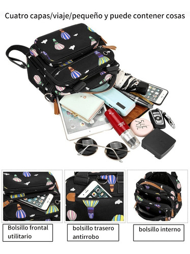 Mochila Antirrobo De Moda Para Mujer Bolso De Hombro Pequeño