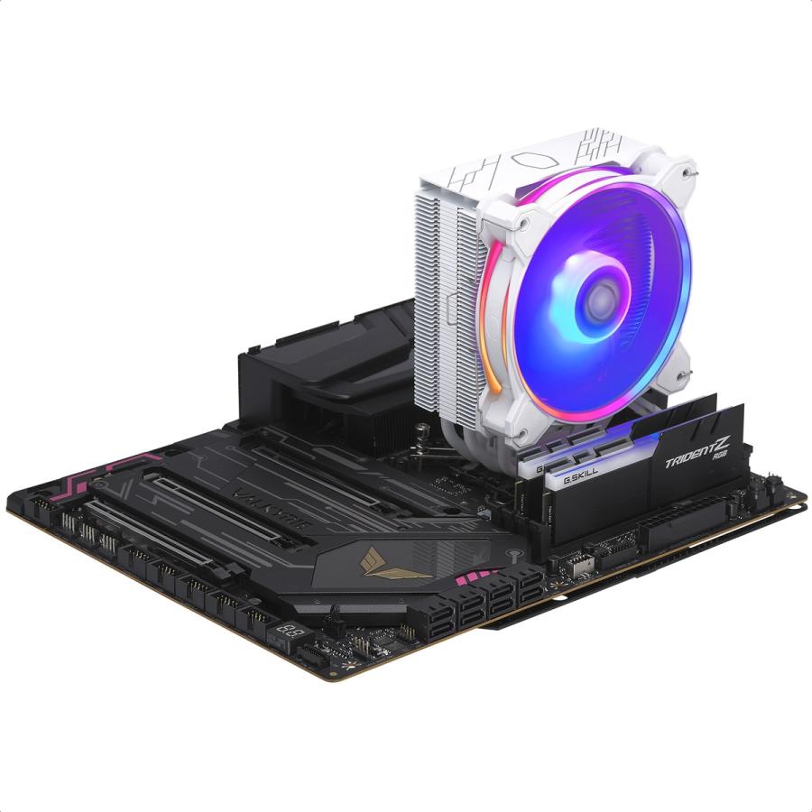 Disipador Ventilador Cooler Master Hyper 212 Halo White ARGB RR-S4WW-20PA-R1