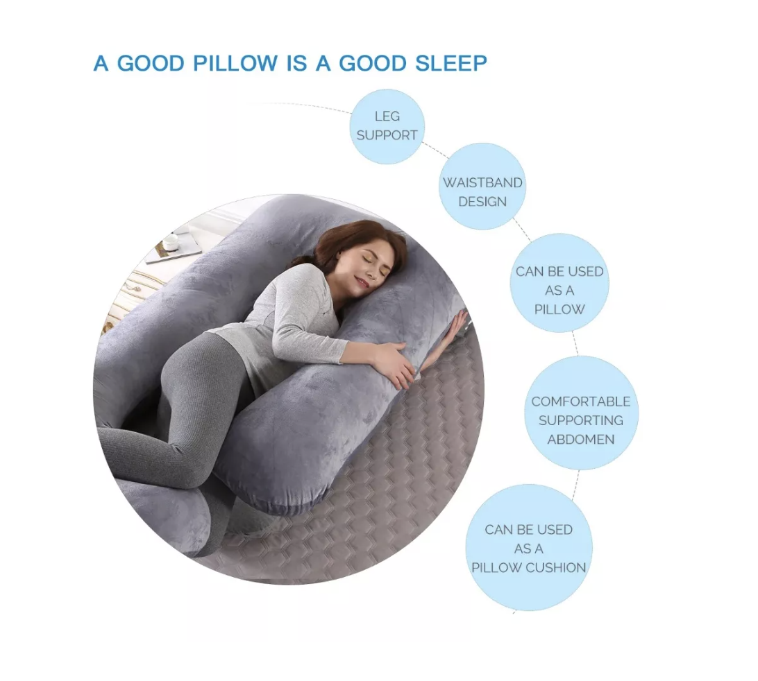 Almohada Para Embarazo Y Lactancia Maternidad Embarazadas.