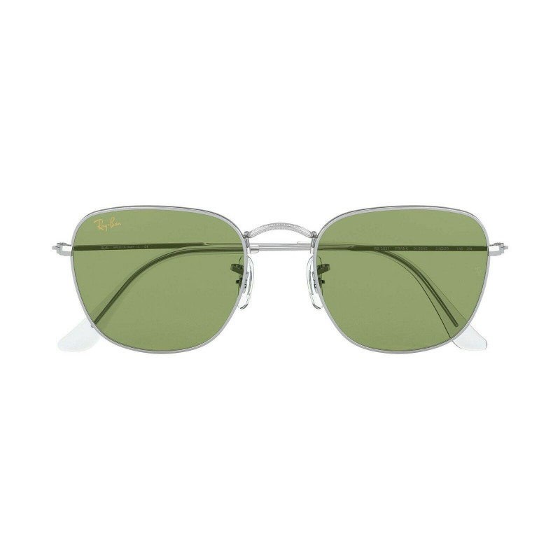 Lentes de sol Ray Ban Rb3857 91984E Frank legend Gold Verde clasico Plata