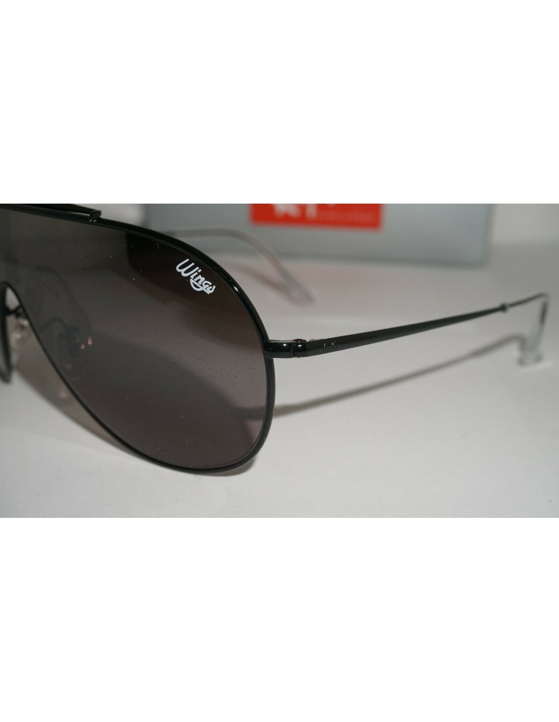 Lentes de sol Ray Ban Rb3597 9168Y3 Wings I Plata Espejo Degradado Negro