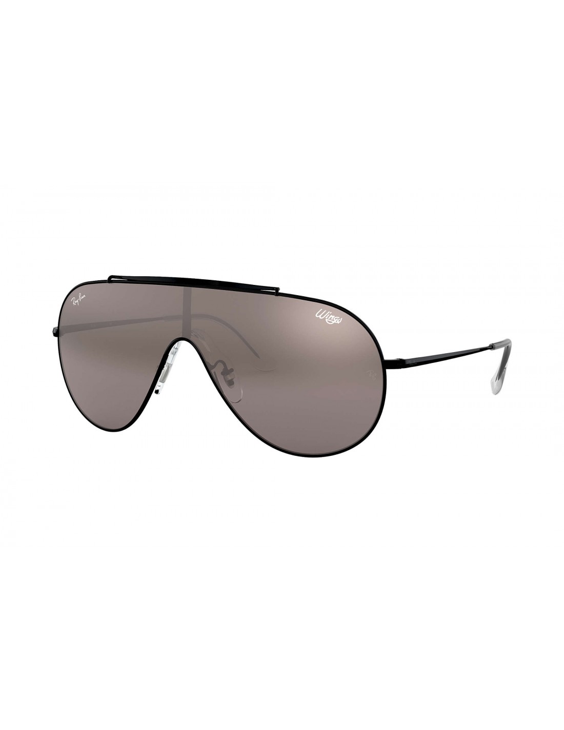 Lentes de sol Ray Ban Rb3597 9168Y3 Wings I Plata Espejo Degradado Negro