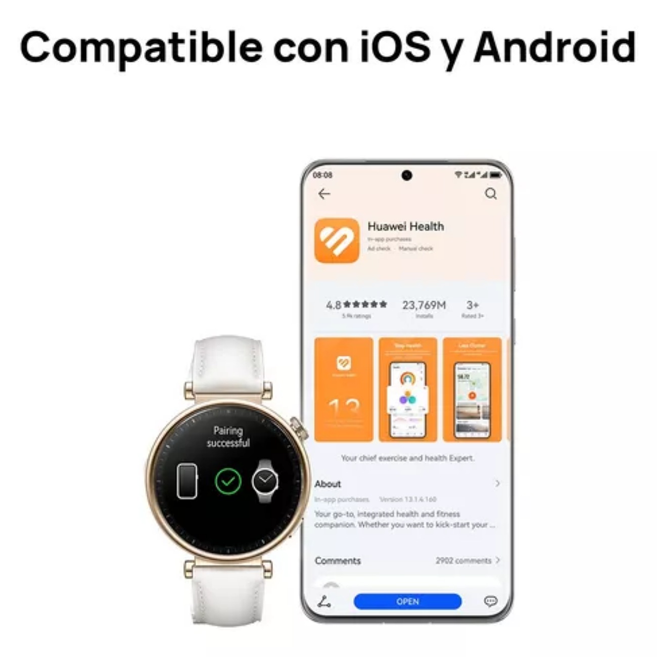 Smartwatch Huawei Watch Gt4 41mm Blanco
