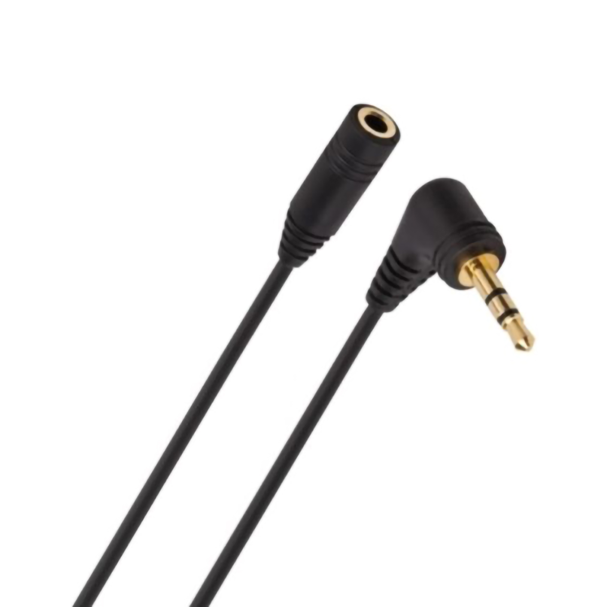Paquete 10 Cables Adaptador Auxiliar 3.5mm Hembra a 2.5mm Macho 3 Vías.