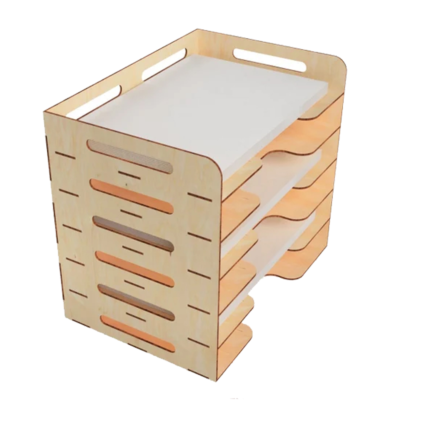 Organizador de Escritorio con 6 Niveles para Papeles y Documentos.