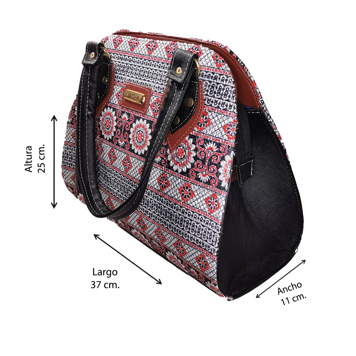 Bolsa de Hombro para Mujer, Artesanal, de Yute, Modelo Ada Gris Yute