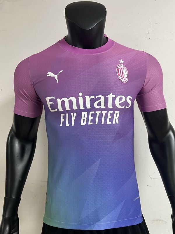 Nuevo! Jersey AC Milan 2023/2024 Tercero Morado 3ero Rossoneri Talla L.
