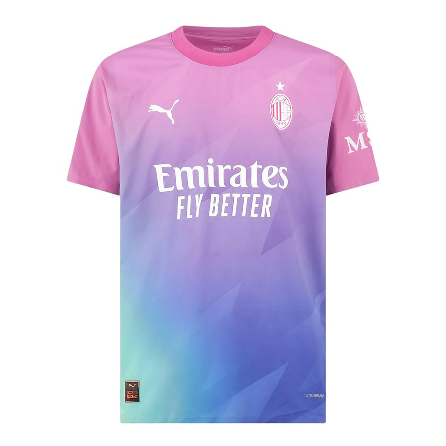 Nuevo! Jersey AC Milan 2023/2024 Tercero Morado 3ero Rossoneri Talla M.