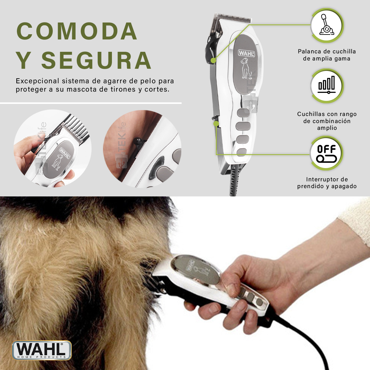 Maquina Wahl Corta Pelo Y Terminadora Para Perro Combo Doble Pet