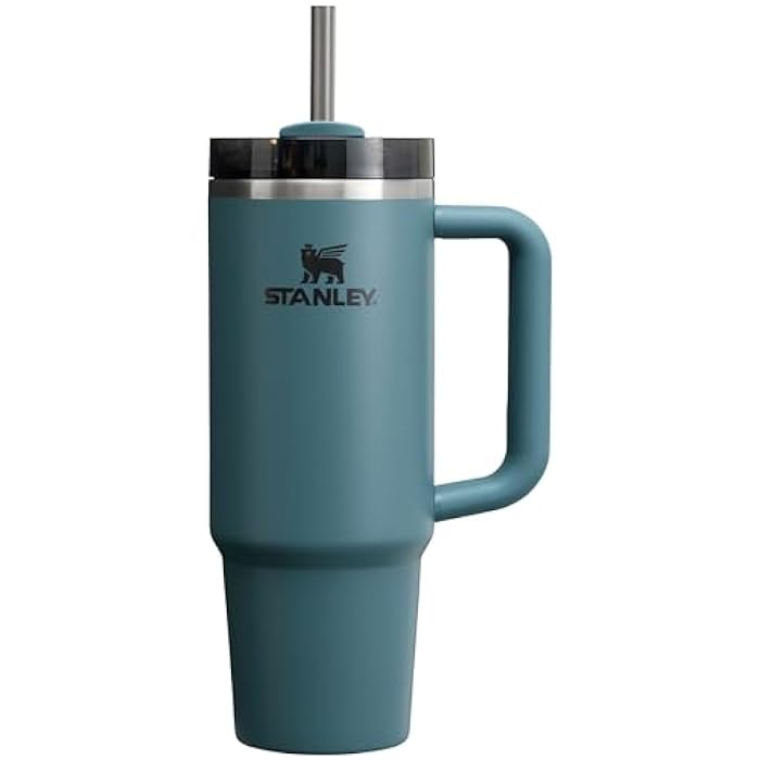 Termo Stanley Quencher H2.O acero inoxidable aislado al vacío de doble pared 887ml Azul Abeto.