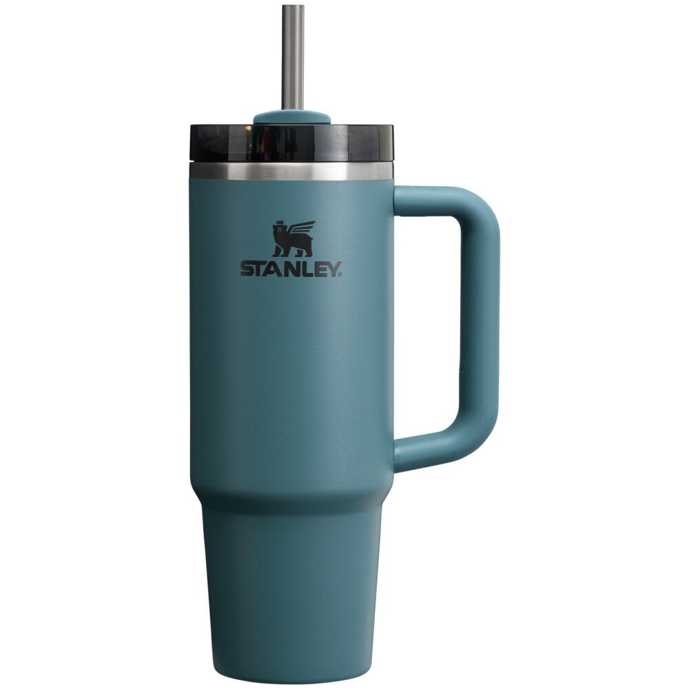 Termo Stanley Quencher H2.O acero inoxidable aislado al vacío de doble pared 887ml Azul Abeto.