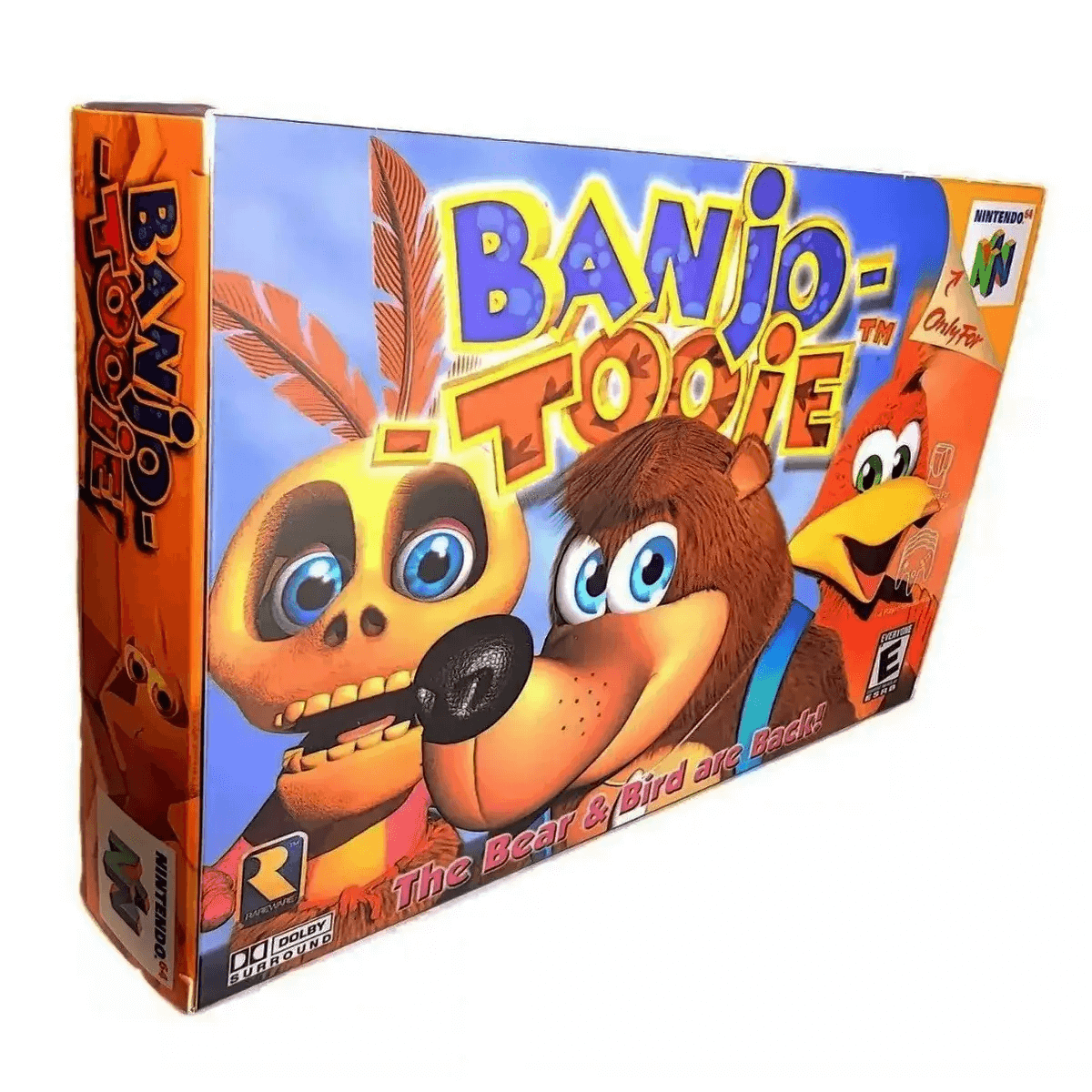 Banjo Tooie N64 Físico En Caja Con Manual Caja De Acrílico.