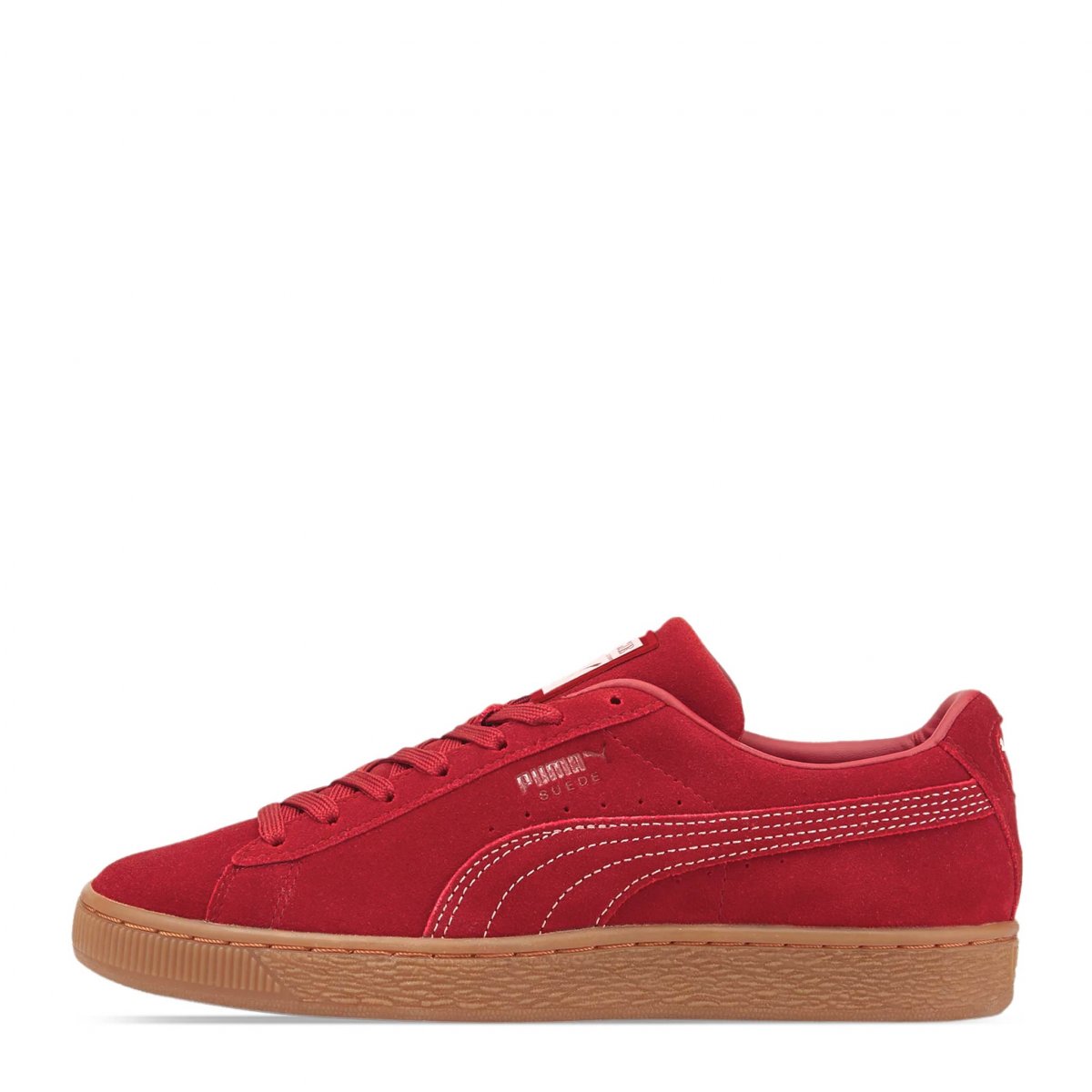 Tenis Casual Puma Suede Classic Vogue Color Rojo Para Mujer