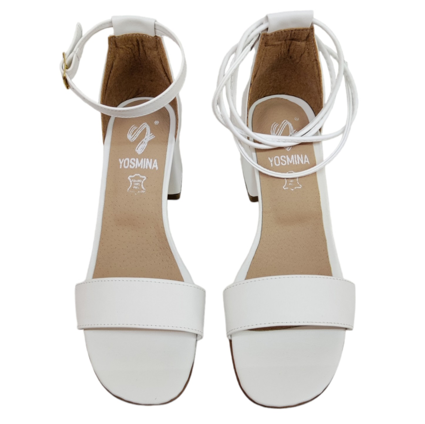 Sandalias Tacón Bajo 6cm 2 En 1 Pulsera Y Correa Gladiador Con Plantilla de Piel 100% Natural Envío Gratis Agregando dos Pares de Productos Yosmina.
