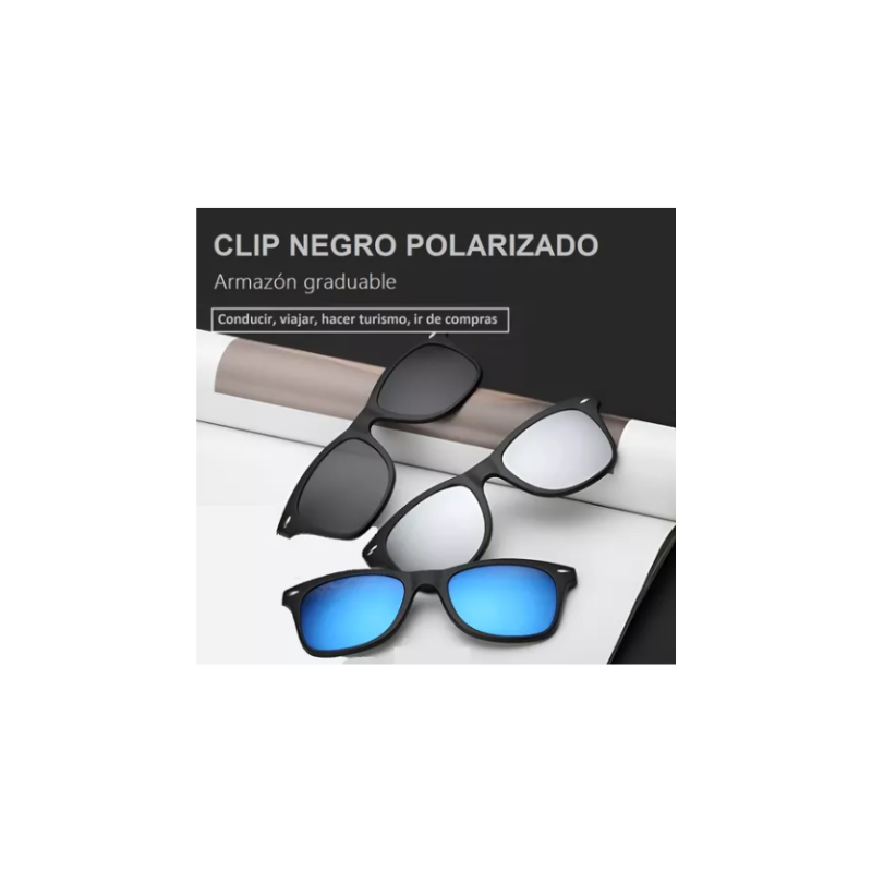 Lentes Oftálmicos 5 Micas Intercambiables Magneticos.