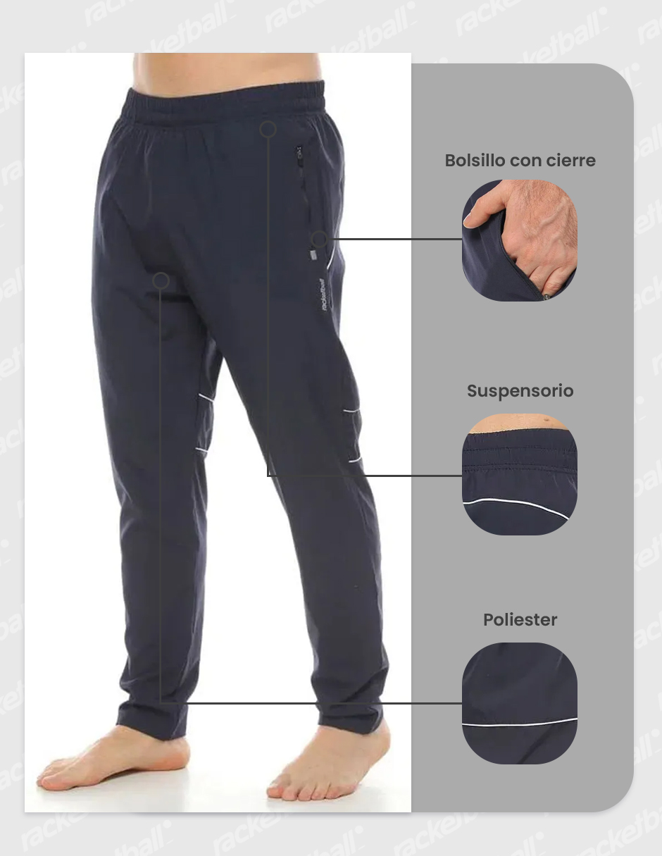 Pantalón Deportivo Hombre Moderno y Cómodo para Entrenamientos y Uso Urbano RA25814AZOS