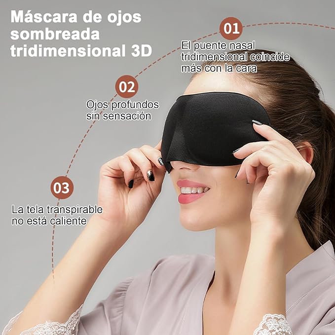 A Almohada de Viaje Inflable, Almohada para Avion, Cómodo Apoyo para La Cabeza y La Barbilla. Almohada de Viaje, Para Siestas en Avión, Tren y Oficina. Con Máscara Ocular y Bolsa de Transporte (Gris).