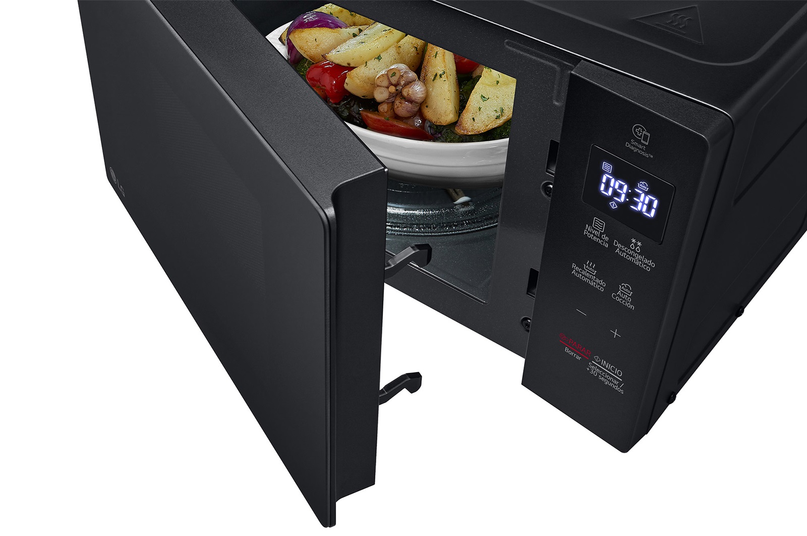Microondas LG NeoChef MS2032GAS EasyClean 0.7 Pies 20 Lts