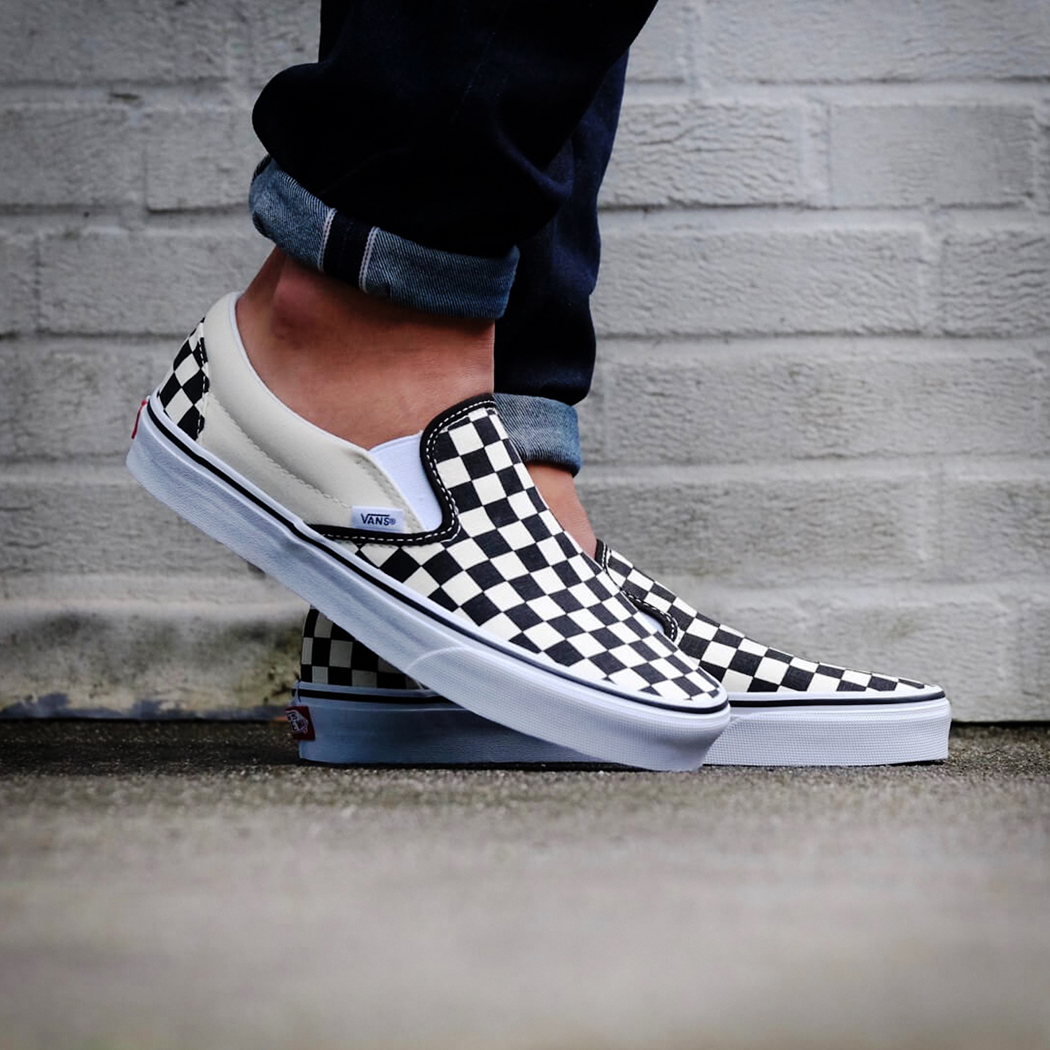 Tenis Vans Classic Slip On 0EYEBWW Blanco Unisex