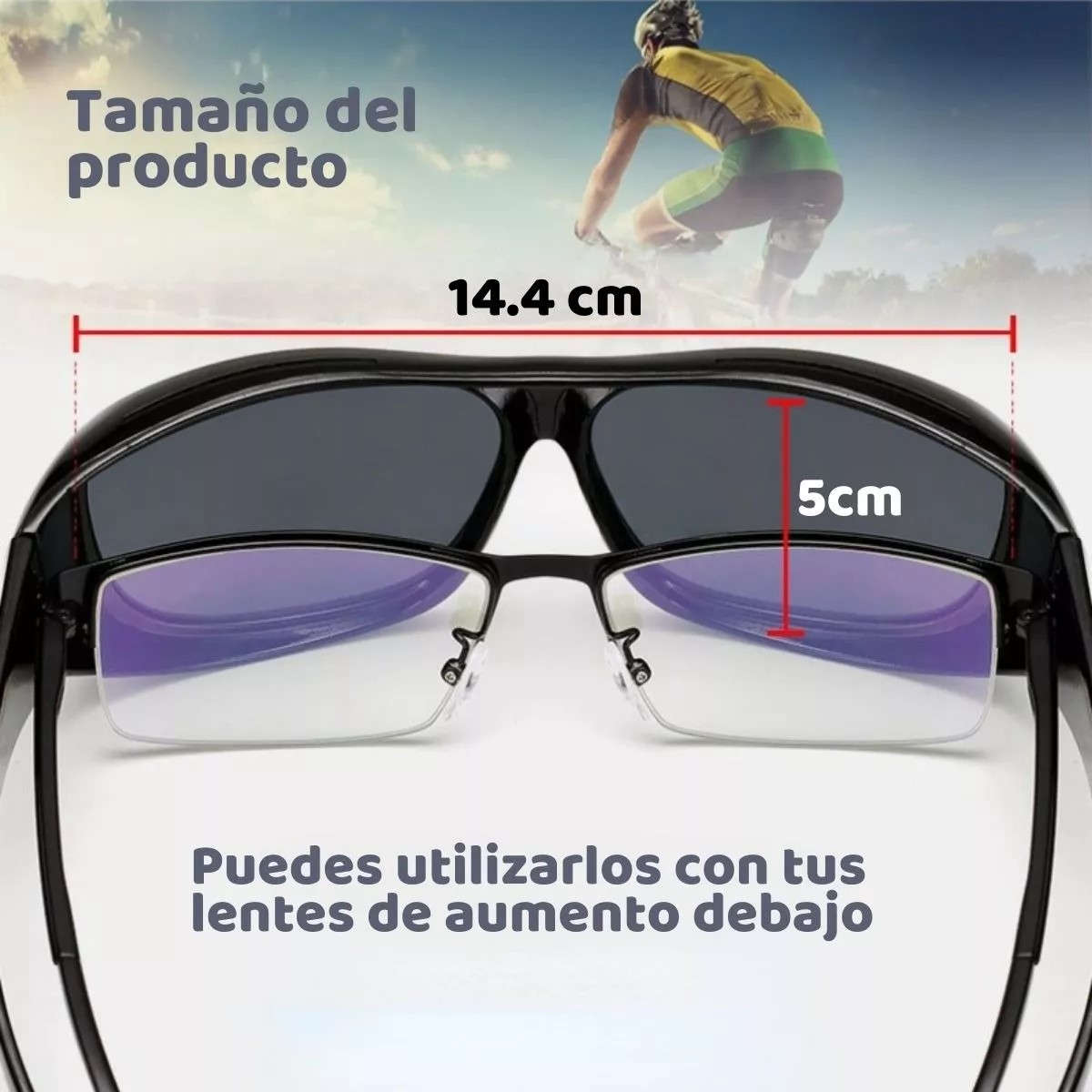 Gafas de visión nocturna antideslumbrantes conductor gafas sol ciclismo moto deporte auto amarillo